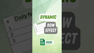 How to make Excel highlight the next row automatically #MicrosoftExcel
