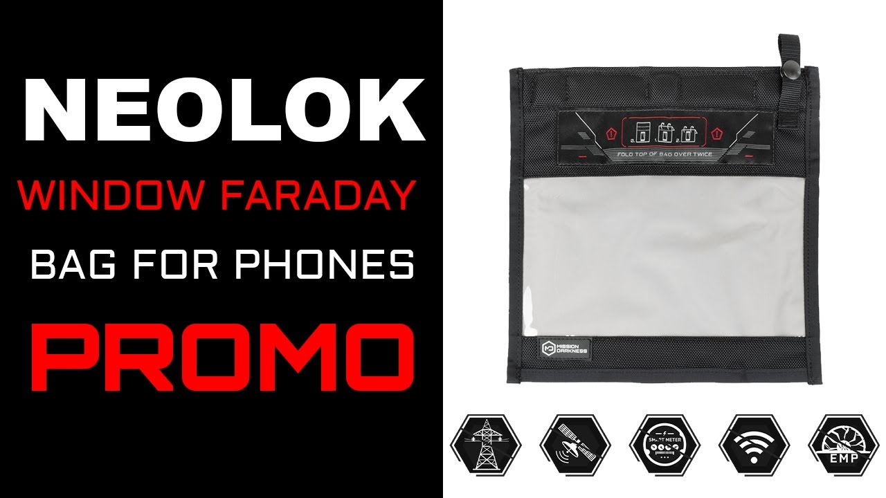 Mission Darkness™ NeoLok Window Faraday Bag for Phones – MOS Equipment