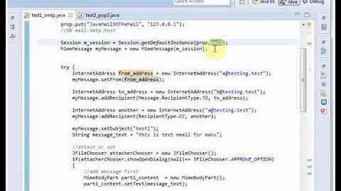 week7-Network-Emails- part2: JavaMail Intro and Sending EMails