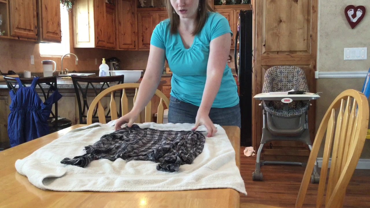 UN-shrink Your Clothes - YouTube