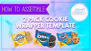 How To Assemble: 2 Pk Cookie Wrapper | Using My Template