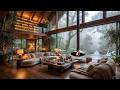 A Slow Rainy Morning At Home Smooth Jazz Piano Fireplace Sounds For A Gentle Start 