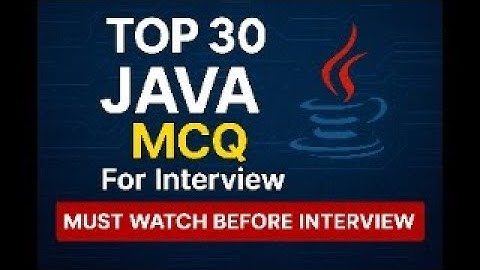 Top 30 Java MCQ Interview Question | #live #livestream #javaquiz #java #interview #spring #job #Jobs