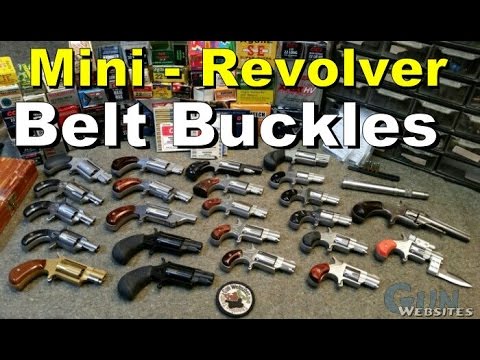 Mini Revolver Belt Buckles