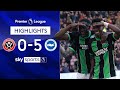 Brighton DEMOLISH dismal 10-player Blades! | Sheff Utd 0-5 Brighton | Premier League Highlights image