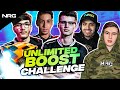 Nrg rocket league pros play with unlimited boost challenge  musty jstn garrettg squishy sizz