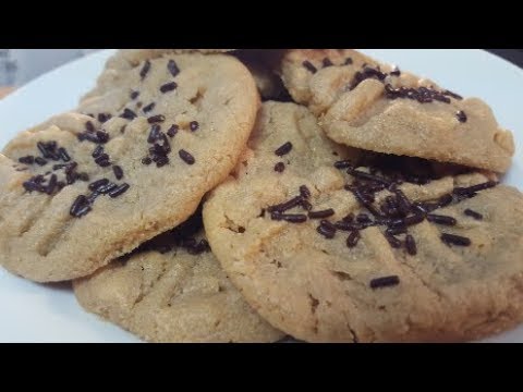 THREE INGREDIENT PEANUT BUTTER COOKIES