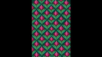 Seamless Floral Pattern🌷 #dci #youtubeshorts #illustration #ytshorts #floral #pattern #tutorial