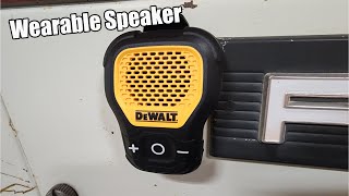 DEWALT Jobsite Pro Wearable Speaker Review