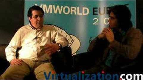 Virtualization.com Interview Mike Grandinetti, VP & Chief Marketing Officer with Virtual Iron (VMworld Europe 2008)