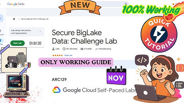 Secure BigLake Data: Challenge Lab | NOV 2025 Step By Step  #ARC129 #qwiklabsarcade2025