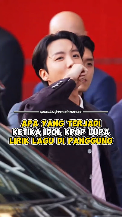 Apa Yang Terjadi Ketika Idol Kpop Lupa Lirik Lagu di Panggung #kpop #shorts