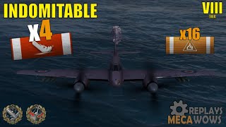 INDOMITABLE 190k damage, 4 frags, 2.7k pure experience