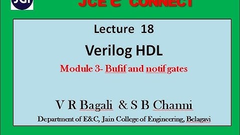 Lecture18 Verilog HDL 18ec56