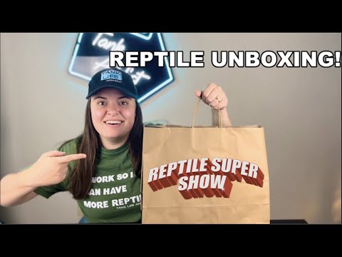 UNBOXING REPTILES FROM REPTILE SUPER SHOW LOS ANGELES 2022 - YouTube