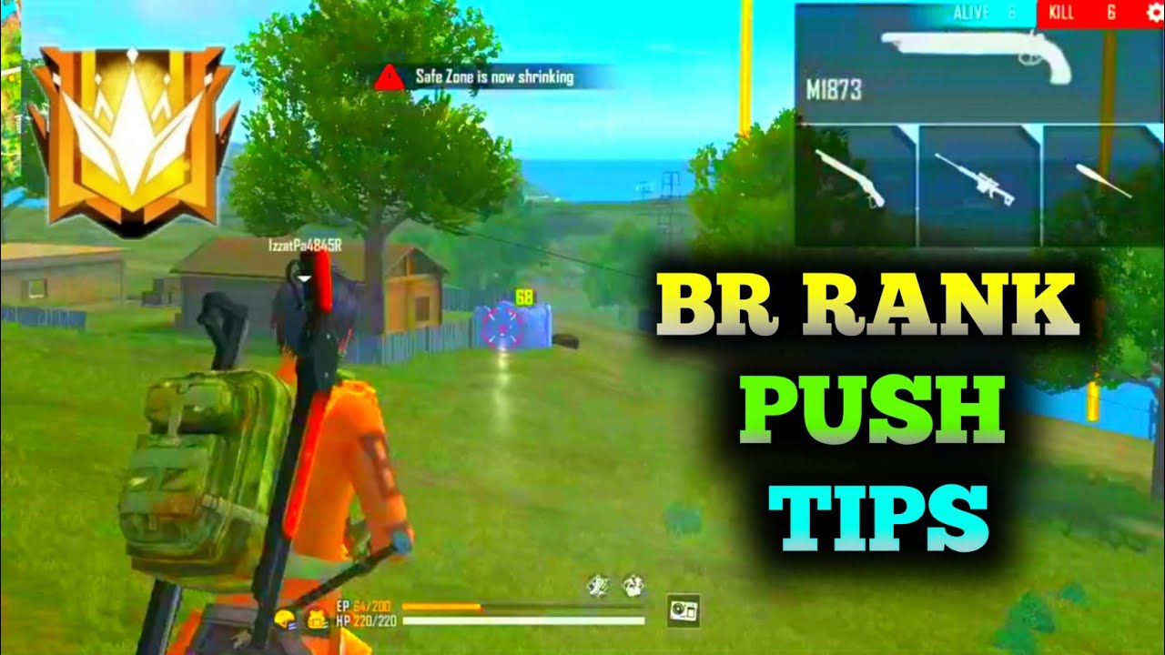 BR Rank push tips and tricks in 1 Day push Garena free fire #freefire # ...