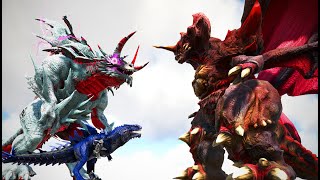 DESTROYAH vs. KAITAN PRIME/DODOREX/SCARLET KING and Various Bosses | ARK Kaiju Battle XL 🦎