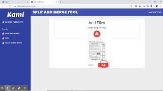 Kami Split/Merge Tech Tool
