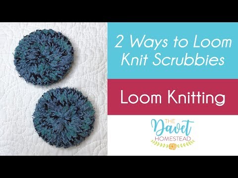 Round Knit Scrubby Pattern