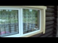 Установка наличников на окна в деревянном(бревенчатом) доме своими руками часть 1.