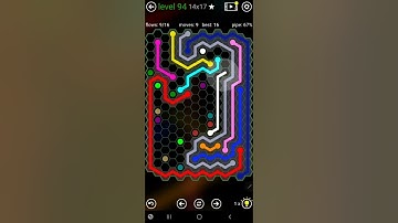 How To Solve Flow Free Hexes Jumbo Hextangle Pack Level 94 14x17 Walk Through Solution Walkthrough