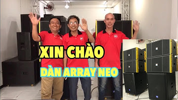 Dàn Array Mini Về Thái Bình. Bộ dàn array 71 Triệu. LH 0934554129
