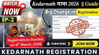 Kedarnath Yatra 2026 Registration Kaise Kare | Big Changes in Process | Full Guide | #kedarnath