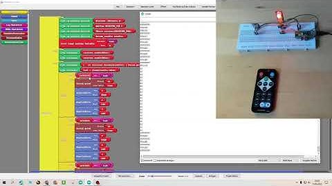 Arduino KY-022 IR Empfänger mit Ardublock programmieren