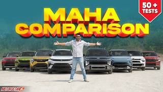 Tata Nexon vs Hyundai Venue vs Sonet vs Mahindra XUV3XO vs Brezza vs Syros vs Kylaq - MAHA COMPARO