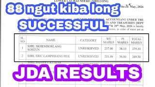 Results Jda Mpsc Shillong  88 Ngut Kiba Pass  Congratulations 