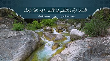 سورة الدخان بصوت القارئ رعد محمد الكردي