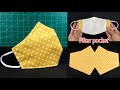 DIY Face mask with Filter pocket |DIY Face mask Reused Nose wire and Elastic from Surgical Mask.