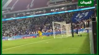 أوه يا هلالي..  أهازيج جماهير الهلال ترج مدرجات استاد الثمامة أمام الدحيل