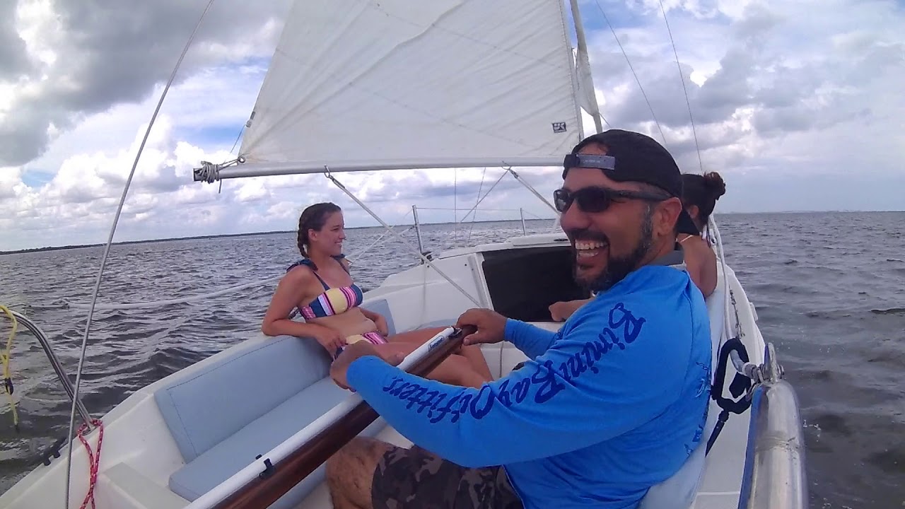 First Time Sailing Phiquest Tampa Bay Sailing YouTube