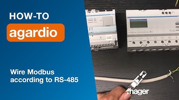 agardio.mananger How-to videos. Part 11 – Wire Modbus according to RS-485