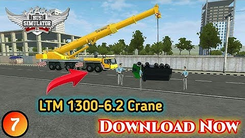LTM 1300 Crane Truck | New Bussid Mod 2022 | Bus Simulator Indonesia 2022 | New Bussid Mod 2022