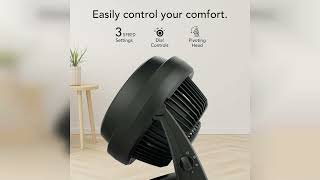Overview: Vornado 630 Mid-Size Whole Room Air Circulator Fan for Home, 3 Speed Settings, Adjusta...