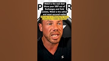 Move your Crypto to Web3 Security, Exchanges and Cold Wallets aren