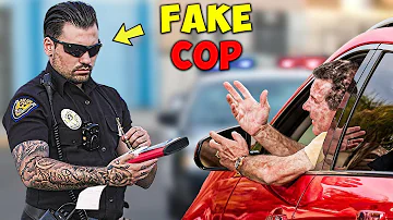I Pretended to be a COP & Wrote Strangers $1000 CHECK Instead of a Ticket! (MUST WATCH)