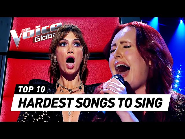 HARDEST SONGS to sing in The Blind Auditions on The Voice class=