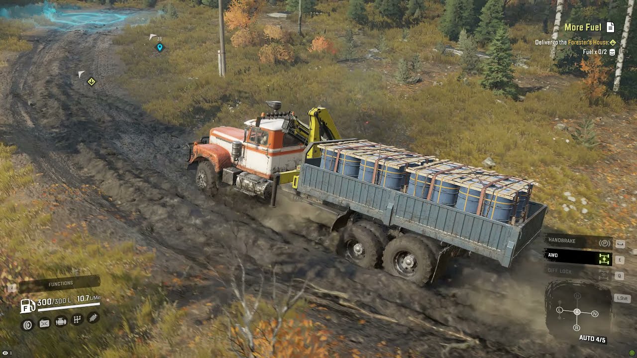 SnowRunner Walkthrough Part 32 More Fuel 4K Gaming YouTube