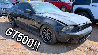 Copart Walk Around with MWM 41021 + Ford Mustang GT500!!