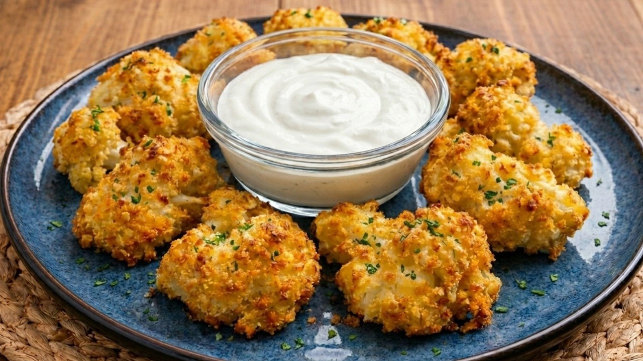 Рецепты из цветной капусты: Хрустящая цветная капуста с сыром (лучше, чем жареная курица)