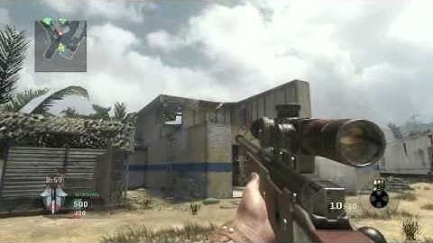 COD Black Ops - Firing Range - Big No Scope 3 - LMCx