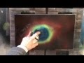 Spray Paint Art - Nebula Eye of God