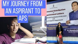 My journey from an Aspirant to APS