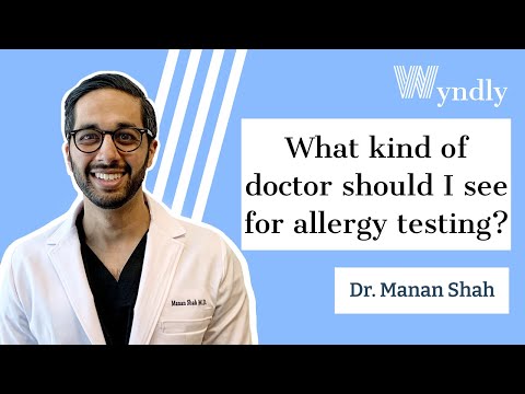 What kind of doctor should I see for allergy testing