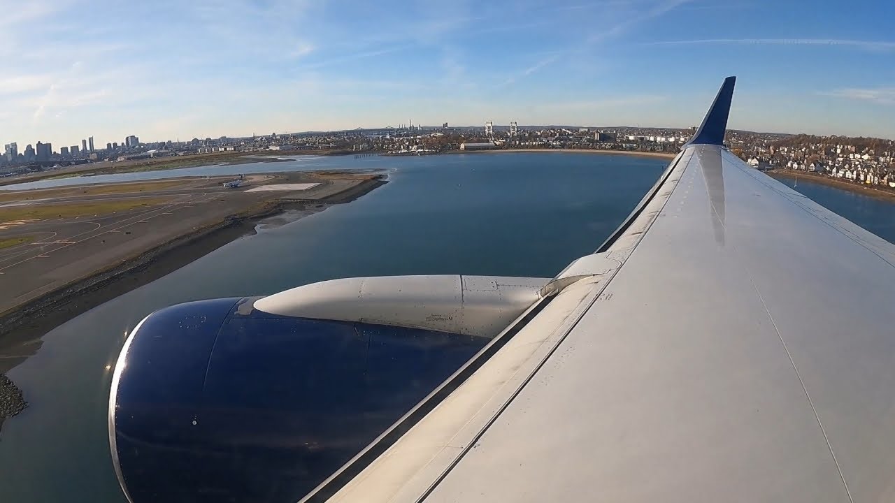 Boston Delta Ramp Afternoon Approach & Landing Into Boston (Delta 757-200) - YouTube