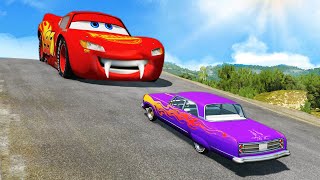 GIANT PIXAR CARS PORTAL TRAP - BeamNG Drive