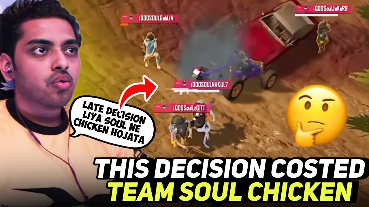 This Late Decision Making Costed Team SouL Chicken In BGIS Final🤔 - YouTube